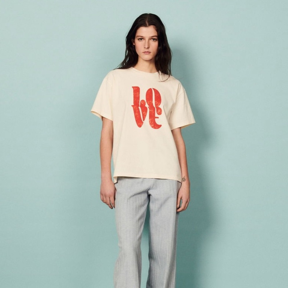 Sandro organic cotton t-shirt